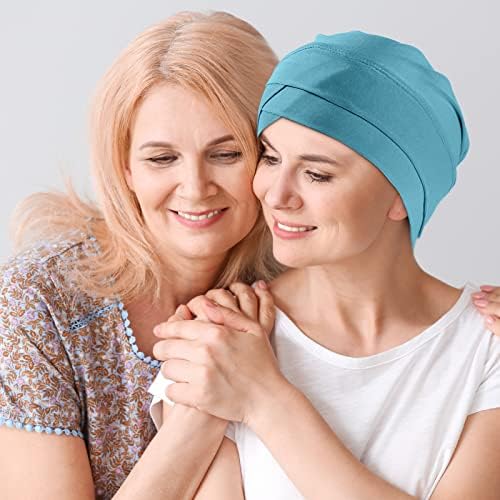 קומה 6 יחידות רפוי טורבן כובעי סרטן בארה ' ב סרטן שינה כובע קל משקל נמתח טורבן ראש גלישת ראש כיסוי,