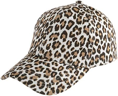 מזדמן בייסבול כובע-מגן שמש קורדרוי, משובץ, נמר בעלי החיים הדפסת כובע מתכוונן