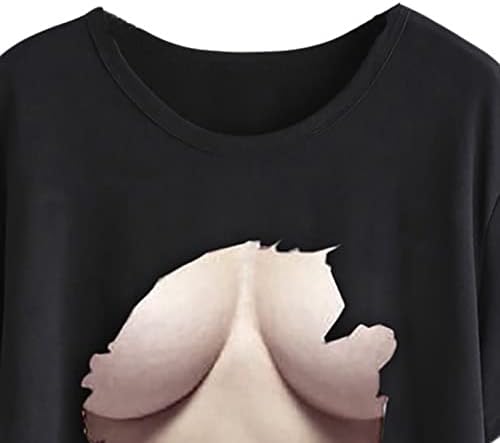 חולצת הדפס מצחיקה תלת מימד נשים חולצות טי גרפיות חולצות טריקו מזדמן