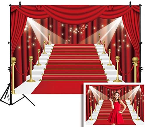 8 * 6 רגל אדום וילון רקע באנר גדול אדום שטיח בד סיום צילום רקע לנשף מסיבת פרסים תמונה רקע חתונה מסכות רקע סטודיו