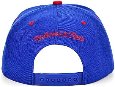 מיטשל ונס לוס אנג ' לס קליפרס לוגו פופ סנאפבק כובע, כובע מתכוונן כחול אדום
