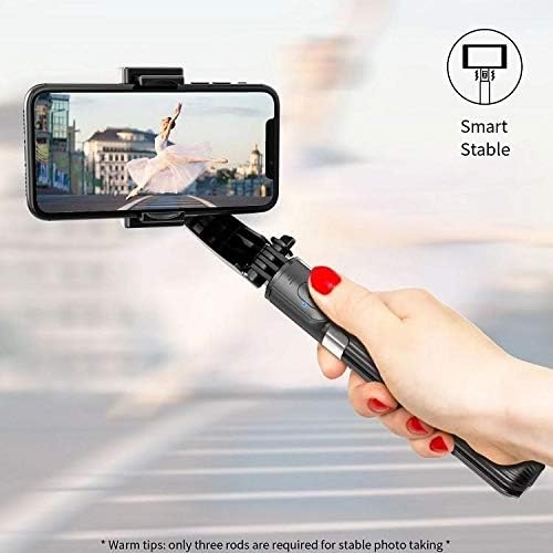 עמדת גלי תיבה ותואמת את Vivo V23E - Gimbal Selfiepod, Selfie Stick Stick הניתן להרחבה וידאו Gimbal מייצב עבור
