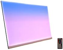 פירד אקווריום תאורה אחורית מסך - דגי טנק רקע אור,עבור ללא שפה אקווריום, דק 6 ממ שיפוע צבעים