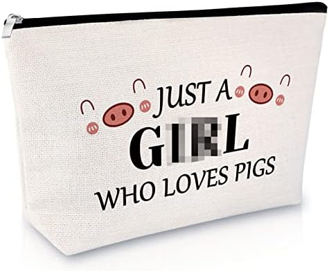 מאהב חזירים מתנה איפור שקית שקית מתנה חזיר לנשים מאהב בעלי חיים מתנה חובב חיות מחמד מתנה לתייב אחות מתנה ליום הולדת