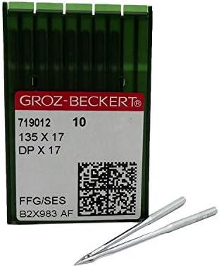 10 PK. Groz-Beckert 135x17 FFG/SES Point Point Point Walking Foot Machine מחט)