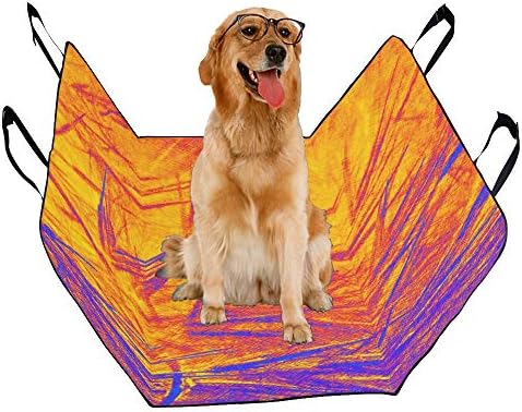 כיסוי מושב כלב מותאם אישית מעופף עיצוב סגנון יד נמשך הדפסת רכב מושב מכסה לכלבים עמיד למים החלקה עמיד