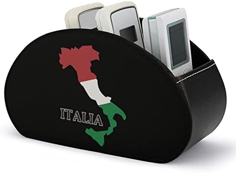 מפת דגל איטליה מעור טלוויזיה PU טלוויזיה מחזיקי שלט רחוק משרדים מארגן שולחן עבודה תיבת שולחן עבודה