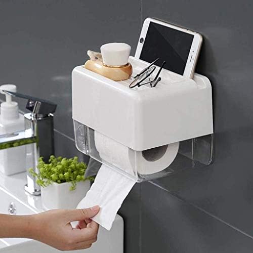 קופסת טואלט קופסת טואלט נייר טואלט מדף חדר אמבטיה מגש מגבת נייר אטום למים
