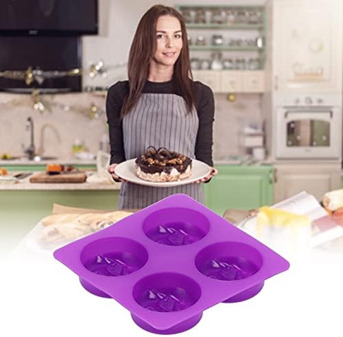 Vifemify ארבעה מחוברים עם תבנית עוגה כפולה-צדדית, עובש עוגה, עובש אפייה, מטחנת נרות בעבודת יד מטבח