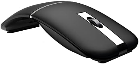 אלחוטי עכבר קשת נטענת מחשב נייד שקט נסיעות מחשב עכבר,מתקפל מסתובב דק במיוחד ימין/יד שמאל,3 מדד