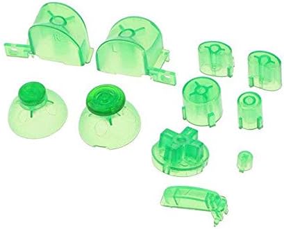 11 ב 1 כפתורים עבור אנלוגי מקל כובע כפתור לוחות מקשים מקלות אגודל ד-כרית מפעיל מוד סט החלפה ברור ירוק