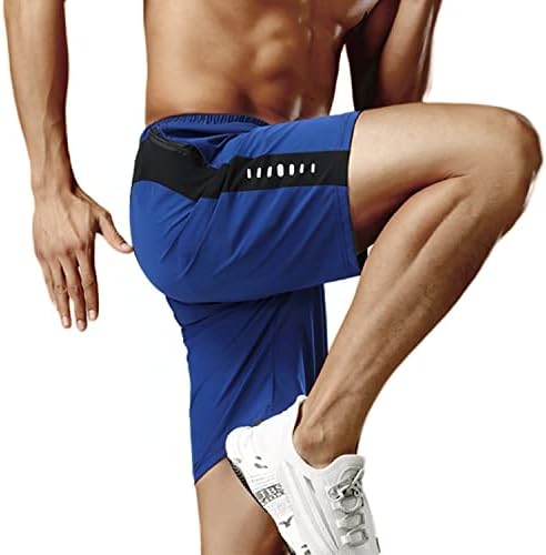 מכנסיים קצרים בגברים מהיר מהיר אימון כדורסל אתלטי יבש אימון ספורט קל משקל משקל מפעיל אימון ג'וג'ר עם כיסים