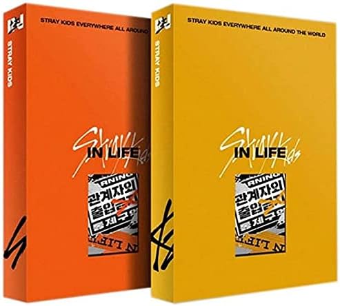 Stray Kids ב- 生/in in Life Album 1st Alumate Repackage Normal 2 גרסה סט Cd+72p Photobook+2p Photocard+1p