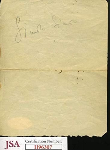 סילביה סידני ג 'יי. אס. איי. קואה חתמה על חתימת דף האלבום של וינטג' 1940