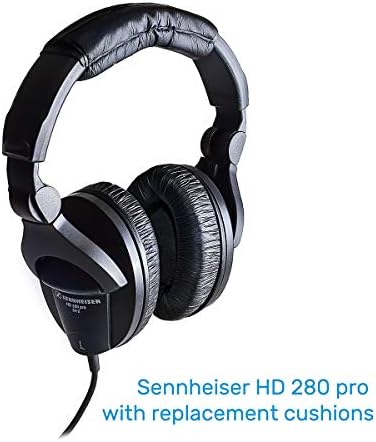 רפידות SCR תואמות את Sennheiser HD280 אוזניות אוזניים להחלפת ערכת כרית כרית HD 280 HMD280 רפידות אוזניות