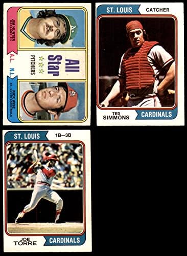 1974 O-Pee-Chee St. Louis Cardinals ליד צוות סט St. Louis Cardinals VG/Ex Cardinals