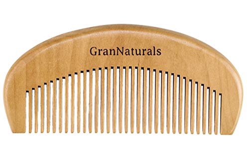 Grannaturalls מסרק עץ וקטירת שיער לשיער מתולתל