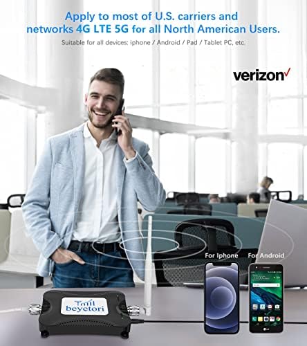 Verizon טלפון סלולרי בוסטר 4G LTE 5G טלפון סלולרי פס בוסטר 13 Verizon מגבר סלולרי מגבר בוסטר