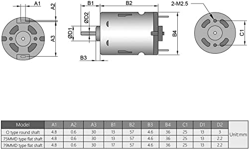 פילקט 16.8V DC מנוע 22500 סלד פיר עגול מנוע חשמלי למומנט גבוה לפרויקטים חשמליים/אלקטרוניים DIY, מקדחות,
