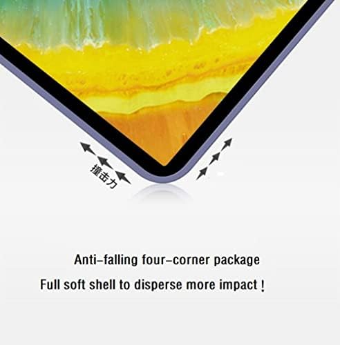 מקרה לאייפד AIR4.9 אינץ 'דק קליל קל משקל חכם פגז משולש-קיפול כיסוי עם מארז חזק נגד טיפות עבור iPad Pro Air4 5/2020,