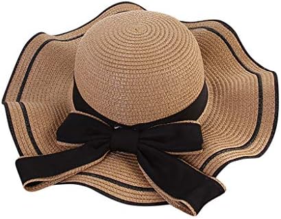 כובע שמש חוף נשים פשתן כובע פרח מפואר דרבי מרתק כובע באולינג ביליקוק כובע תה מסיבת קשת קשת מתקפל
