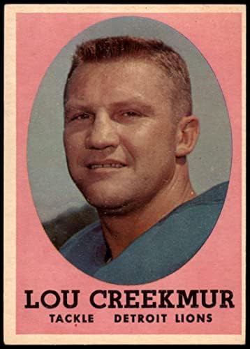 1958 Topps 81 Lou Creekmur Detroit Lion