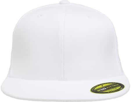פלקספיט פרימיום 210 מצויד כובע בייסבול עם שוליים שטוחים ללא חבילת חבילת כותרות זיעה