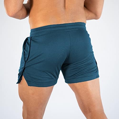 מכנסי אימון Wenkomg1 לגברים, מכנסיים קצרים קלים מהירים משקל יבש גזעי גזעים של מותניים אלסטיים