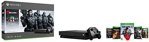 Microsoft CYV-00321 Xbox One X Gears of War 5 עם Controller Controller Bundle Xbox Live 3 חודשים חברות