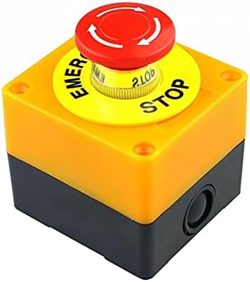 SKXMOD AC 660V 10A מעטפת סימן אדום עצירה חירום פטריות מתג לחיצת כפתור LAY37-11ZS
