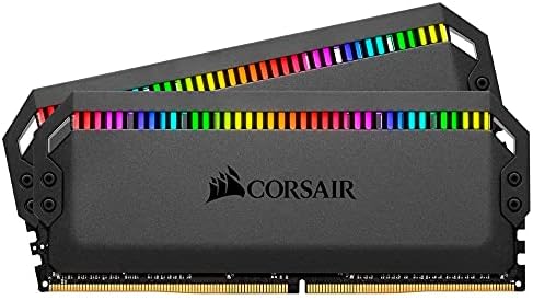 Corsair Dominator Platinum RGB 16GB DDR4 3200 C16 1.35V AMD זיכרון אופטימיזציה- שחור