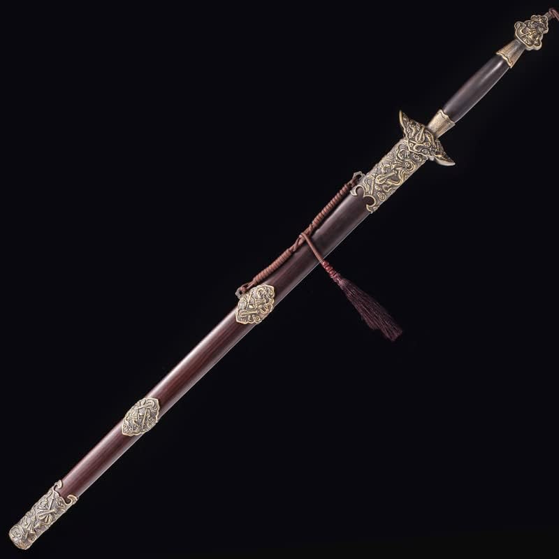 ZPGP סינית גבוהה סינית מסורתית שושלת מסורתית חרבות מתנה בעבודת יד Damacus Sleat