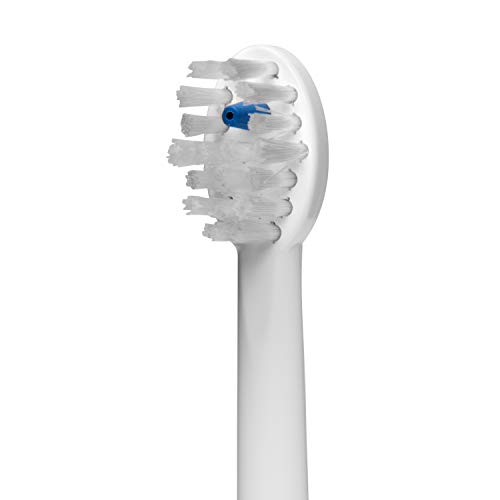 ראשי מברשת החלפה קומפקטית ווטרפיק עבור סוניק-פיוז ' ן שימוש בחוט דנטלי מברשת שיניים-2 יו, 2 לספור לבן