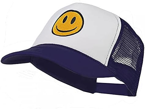 e4Hats.com חיוך פנים רקום קצף רשת חזרה כובע