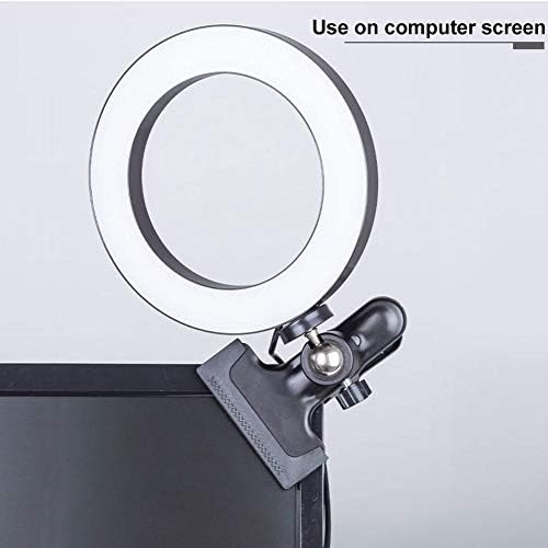 20 סמ למלא טבעת אור עבור טלפון נייד מחשב בהירות מתכוונן סלפי אורות שידור חי וידאו למלא אור יופי