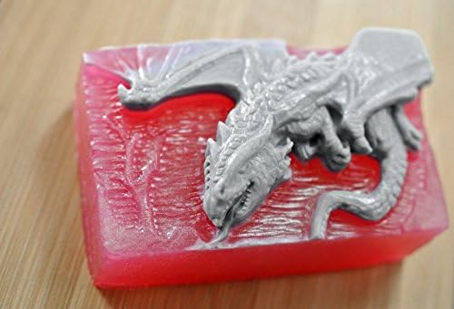 דרקון סיליקון עובש סבון שעוות טיח שרף חימר מפלצת