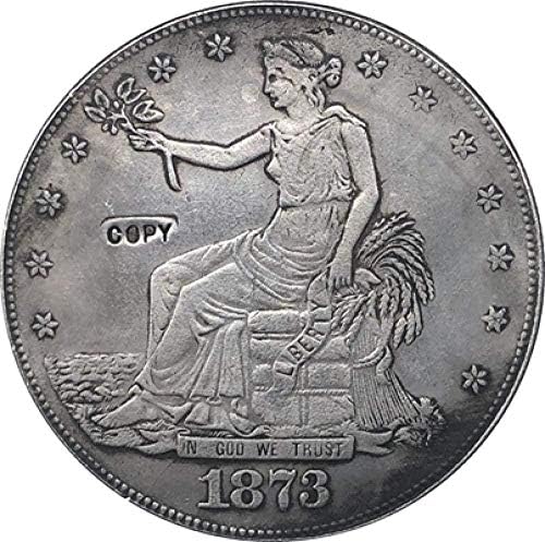 1873 שניות מטבע סחר מטבע עותק מתנות מתנות