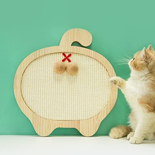קיר חתול שריטה הודעה משטח גירוד טבעי עמיד סיסל חתול מגרד עבור קיר & מגבר; רצפה עם חתול אינטראקטיבי כדור צעצוע