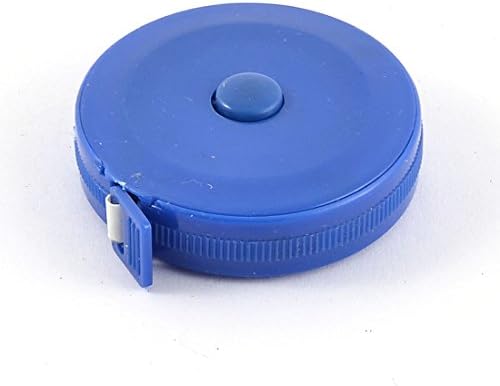 כלים פגז עגול & מגבר; כפתור שיפוץ בית נשלף דו צדדי מדידת קלטת שליט צעדי קלטת כחול 8 יחידות