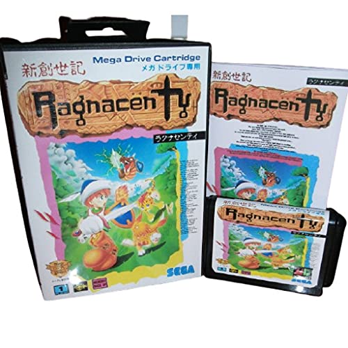 Aditi ragnacenty יפן מכסה קופסה ומדריך למגמה MD Megadrive genesis קונסולת משחקי וידאו 16 סיביות כרטיס MD