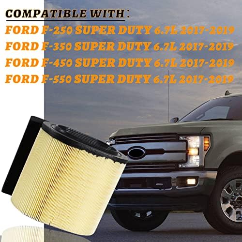 מנקה מסנן אוויר של GSTP תואם ל- F-250, F-350, F-450, F-550 Super Duty 6.7L Dieser Engine 2017-2019