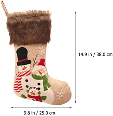 סטוארד לידה תפאורה 1 pc גרבי חג המולד גרבי גרביים תיק חג המולד עיצוב גרב עיצוב חג המולד שקית מתנה
