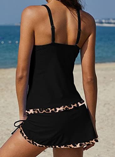 REKITA טנקיני סקסי בגדי ים עם חצאית 2 בגדי ים בגדי ים בגדי ים לנשים לנשים