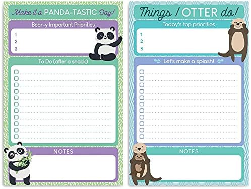 OTTER ו- Panda Daily המתכנן צרור - שני 5.5 x 8.5 אינץ