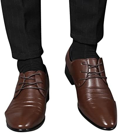 עור כפכפים לגברים גברים של שמלת נעלי שחור גברים זכר מחודדת עסקי אופנה חליפת נעלי חום שמלת נעליים