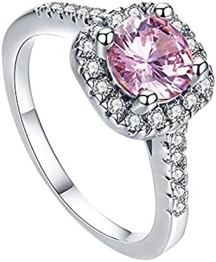 תכשיטים לנשים טבעות לבן טבעת מתנה בעבודת יד חתונה לחתוך תכשיטי אירוסין אבן יוקרה מתכוונן חן