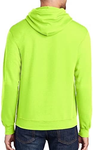 Urban Buck Womens Neon Puntover Stepshirt Stemshirt שרוולים ארוכים מזדמנים נראות גבוהה