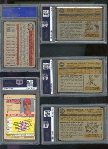 1960 Topps 316 ווילי מקובי טירון RC ענקים PSA 4 כרטיס בייסבול מדורג - כרטיסי בייסבול מטלטלים
