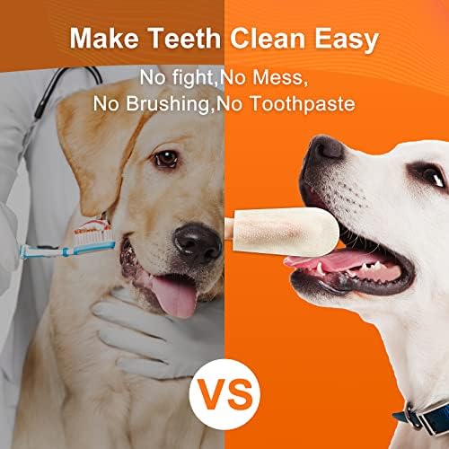 כלב עין מגבונים, 100 יחידות אצבע עין לשטוף רפידות+כלב שיניים ניקוי אצבע מגבונים,100 יחידות כלב שיניים טיפול