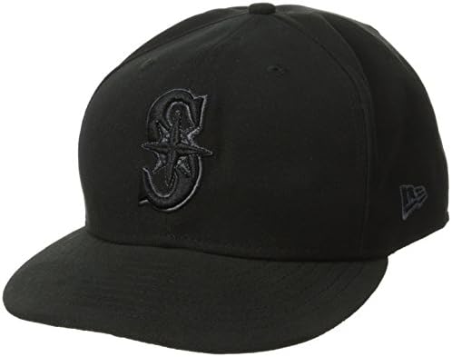 ליגת הבייסבול סיאטל מרינרס שחור ואפור 59 חמישים כובע מצויד